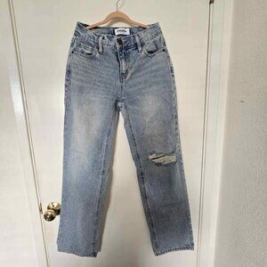 RSQ Women's Light Wash Denim Jeans Low Rise Straight Size 23